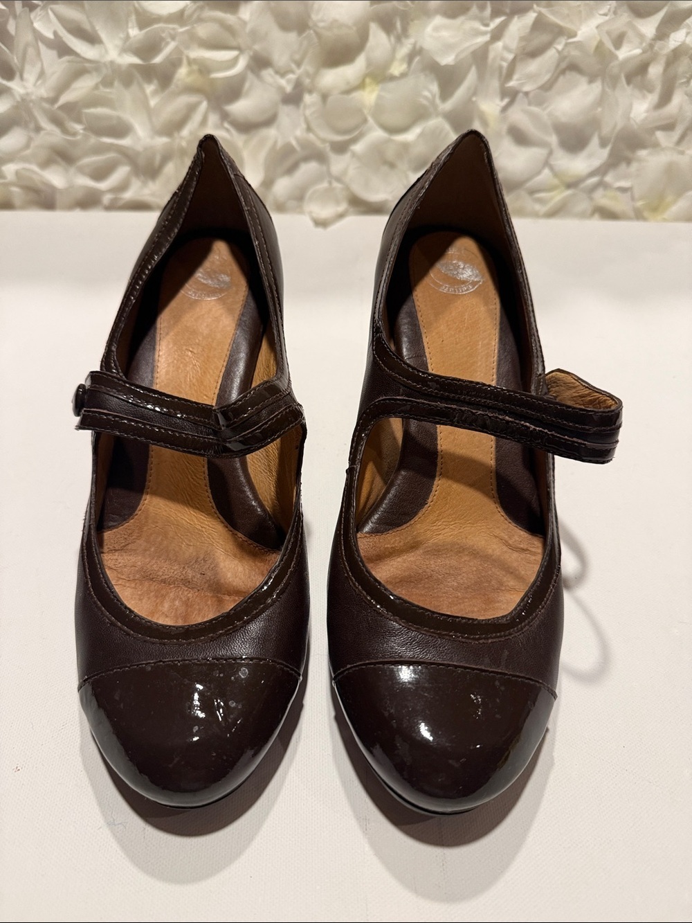 Nurture by Lamaze Dark Brown Mary Jane Heels with Strap